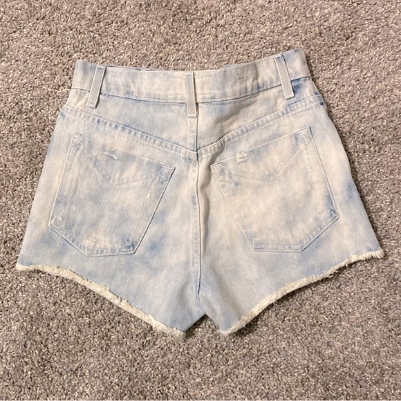 DEREK LAM High Rise Cut-off Denim Shorts 100% Cotton Made in USA Size 25 - Picture 4 of 7